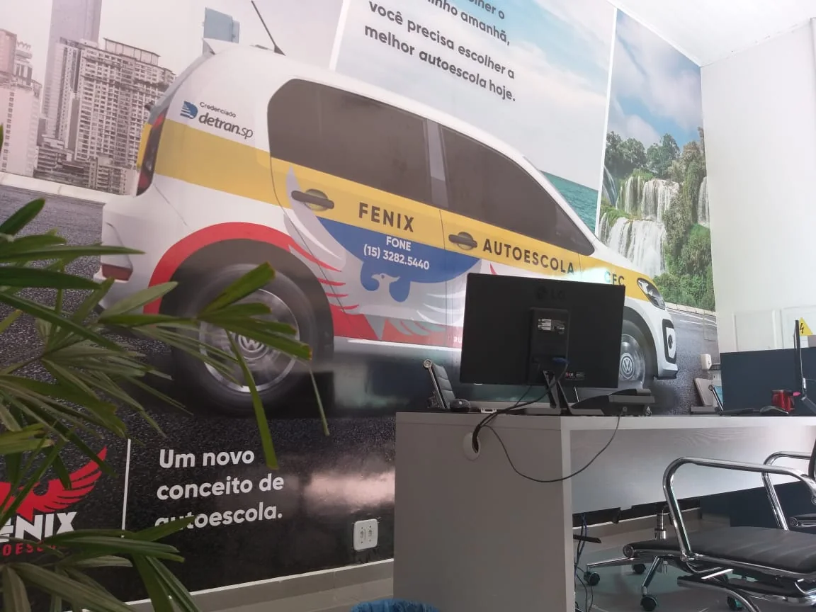 Ambiente da Autoescola Fênix
