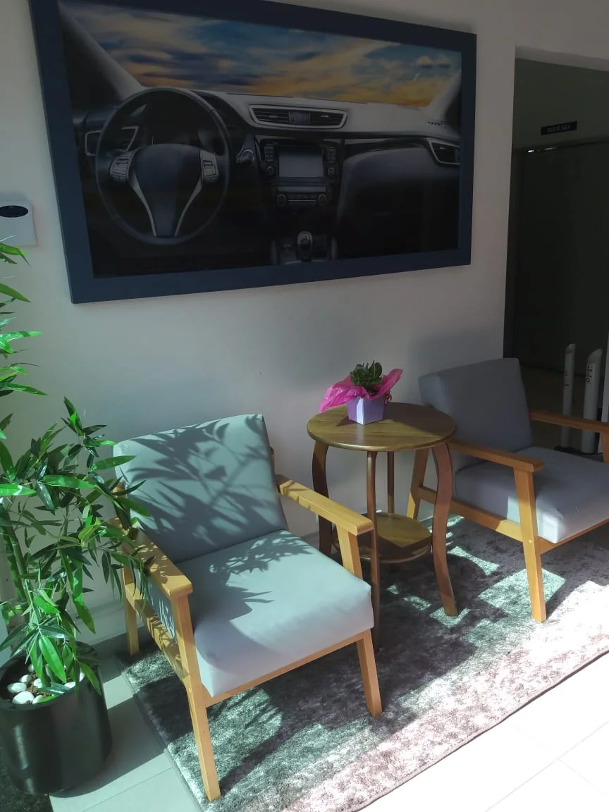 Espaço de espera da Autoescola Fênix